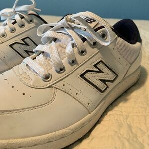 New Balance Navy and White Athletic Shoes